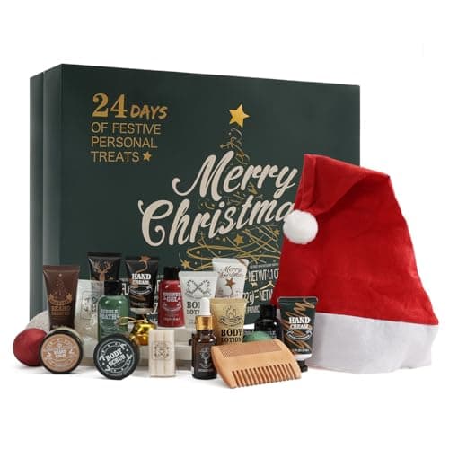 Rinse&Robust 2026 Advent Calendar for Men, 24 Days