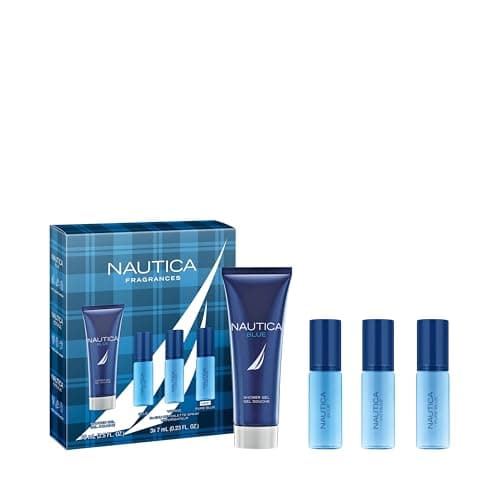 Nautica Blue, Voyage & Pure Blue 4-Piece Gift Set